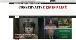 Desktop Screenshot of conservativefiringline.com